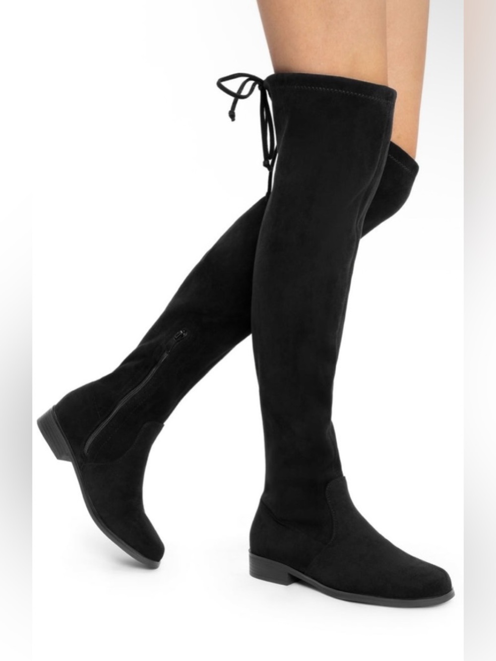 Dream Pairs Women's Over The Knee Boots Low Block Heel Casual Fashion Design